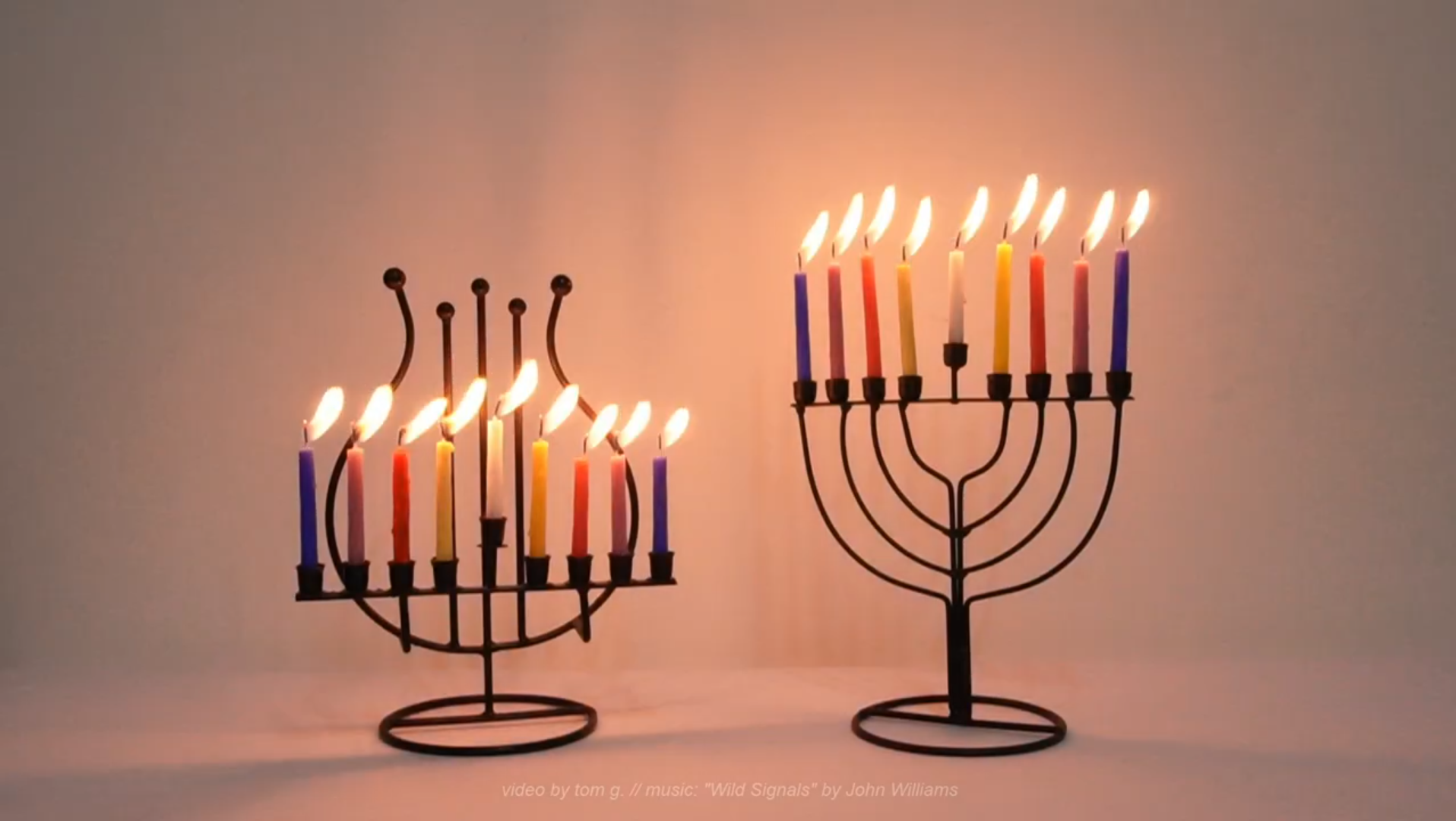 חנוכיה פנטטונית